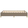 Estructura de cama de tela gris taupe 140x200 cm de vidaXL, Camas y somieres - Ref: Foro24-3120965, Precio: 128,07 €, Descuen...