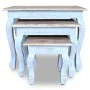 Stapelbares Tischset mit 3 Einheiten aus recyceltem Massivholz von vidaXL, Seitentische - Ref: Foro24-244505, Preis: 161,09 €...