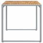 Mesa de comedor de jardín Gris 140 x 80 x 75 cm en Mesas de jardín | Comprar online en Foru.es