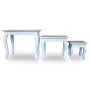 Stackable table set 3 units recycled solid wood by vidaXL, Side tables - Ref: Foro24-244505, Price: 161,09 €, Discount: %