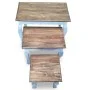 Stapelbares Tischset mit 3 Einheiten aus recyceltem Massivholz von vidaXL, Seitentische - Ref: Foro24-244505, Preis: 161,09 €...