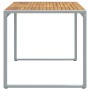 Mesa de comedor de jardín Gris 160 x 80 x 75 cm en Mesas de jardín | Comprar online en Foru.es