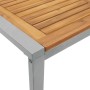 Mesa de comedor de jardín Gris 160 x 80 x 75 cm en Mesas de jardín | Comprar online en Foru.es