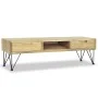 Mueble de TV de teca maciza 120x35x35 cm de vidaXL, Muebles TV - Ref: Foro24-244575, Precio: 131,22 €, Descuento: %