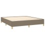 Estructura de cama de tela gris taupe 180x200 cm de vidaXL, Camas y somieres - Ref: Foro24-3120981, Precio: 184,13 €, Descuen...