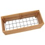 Arriate elevado madera de teca reciclada y acero 100x40x38 cm de vidaXL, Maceteros y jardineras - Ref: Foro24-47422, Precio: ...