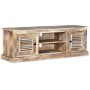 Mueble para la TV de madera maciza de mango de vidaXL, Muebles TV - Ref: Foro24-245253, Precio: 243,28 €, Descuento: %