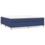 Estructura de cama de tela gris taupe azul 200x200 cm de vidaXL, Camas y somieres - Ref: Foro24-3120991, Precio: 115,93 €, De...