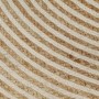 Alfombra de yute tejida a mano diseño espiral blanco 150 cm de vidaXL, Alfombras - Ref: Foro24-133718, Precio: 77,90 €, Descu...