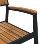 Silla Apilable 4 pcs Marrón 56 x 57 x 87 cm en Sillas de jardín | Comprar online en Foru.es