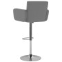 Taburetes de cocina 2 unidades cuero sintético gris de vidaXL, Taburetes de cocina - Ref: Foro24-323658, Precio: 157,42 €, De...