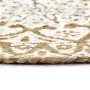 Manteles individuales redondos 4 uds yute blanco 38 cm de vidaXL, Manteles individuales - Ref: Foro24-133866, Precio: 20,86 €...