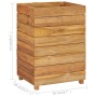 Arriate elevado madera de teca reciclada y acero 50x40x72 cm de vidaXL, Maceteros y jardineras - Ref: Foro24-47427, Precio: 1...