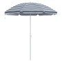 Parasol de playa Azul y 263 x 263 x 272 cm Poliéster y metal en Sombrillas | Comprar online en Foru.es