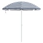 Parasol de playa Azul y 263 x 263 x 272 cm Poliéster y metal en Sombrillas | Comprar online en Foru.es