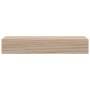 Estante flotante madera de ingeniería gris 23x23,5x4 cm en Estanterías | Comprar online en Foru.es
