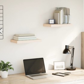 Estantes flotantes 2 uds madera de ingeniería 40x23,5x4 cm en Estanterías | Comprar online en Foru.es