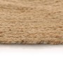 Alfombra redonda de yute trenzado 120 cm de vidaXL, Alfombras - Ref: Foro24-245337, Precio: 47,86 €, Descuento: %