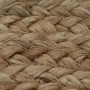 Alfombra redonda de yute trenzado 120 cm de vidaXL, Alfombras - Ref: Foro24-245337, Precio: 47,86 €, Descuento: %