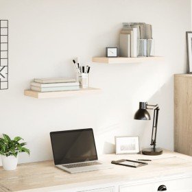 Estantes flotantes 2 uds madera de ingeniería 50x23,5x4 cm en Estanterías | Comprar online en Foru.es