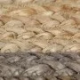 Alfombra hecha a mano de yute con borde gris 150 cm de vidaXL, Alfombras - Ref: Foro24-133676, Precio: 54,47 €, Descuento: %