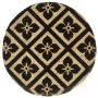 Mantel individual 4 unidades redondo yute negro 38 cm de vidaXL, Manteles individuales - Ref: Foro24-133868, Precio: 19,64 €,...