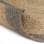 Alfombra hecha a mano de yute con borde gris 90 cm de vidaXL, Alfombras - Ref: Foro24-133674, Precio: 40,74 €, Descuento: %