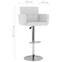 Taburetes de cocina 2 unidades cuero sintético blanco de vidaXL, Taburetes de cocina - Ref: Foro24-323653, Precio: 167,11 €, ...