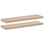 Estantes flotantes 2 uds madera de ingeniería 60x23,5x4 cm en Estanterías | Comprar online en Foru.es