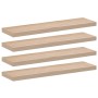 Estantes flotantes 4 uds madera de ingeniería 90x23,5x4 cm en Estanterías | Comprar online en Foru.es