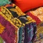Puf modular de 2 plazas de tela patchwork de vidaXL, Cojines para sillas y sofás - Ref: Foro24-244987, Precio: 270,86 €, Desc...