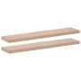 Estantes flotantes 2 uds madera de ingeniería 60x23,5x4 cm en Estanterías | Comprar online en Foru.es