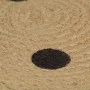 Alfombra de yute tejida a mano con estampado de lunares 90 cm de vidaXL, Alfombras - Ref: Foro24-133686, Precio: 24,47 €, Des...