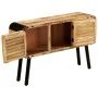 Aparador de madera maciza de mango 120x30x76 cm de vidaXL, Aparadores - Ref: Foro24-245262, Precio: 262,55 €, Descuento: %