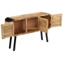 Aparador de madera maciza de mango 120x30x76 cm de vidaXL, Aparadores - Ref: Foro24-245262, Precio: 266,20 €, Descuento: %