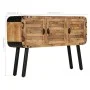Aparador de madera maciza de mango 120x30x76 cm de vidaXL, Aparadores - Ref: Foro24-245262, Precio: 262,55 €, Descuento: %