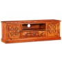 Mueble para TV madera maciza de sheesham 120x30x40 cm de vidaXL, Muebles TV - Ref: Foro24-245148, Precio: 279,16 €, Descuento: %