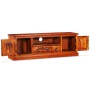 Mueble para TV madera maciza de sheesham 120x30x40 cm de vidaXL, Muebles TV - Ref: Foro24-245148, Precio: 279,16 €, Descuento: %