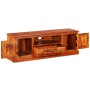 Mueble para TV madera maciza de sheesham 120x30x40 cm de vidaXL, Muebles TV - Ref: Foro24-245148, Precio: 279,16 €, Descuento: %