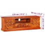 Mueble para TV madera maciza de sheesham 120x30x40 cm de vidaXL, Muebles TV - Ref: Foro24-245148, Precio: 279,16 €, Descuento: %