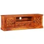 Mueble para TV madera maciza de sheesham 120x30x40 cm de vidaXL, Muebles TV - Ref: Foro24-245148, Precio: 235,73 €, Descuento: %
