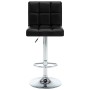 Taburetes de cocina 2 unidades cuero sintético negro de vidaXL, Taburetes de cocina - Ref: Foro24-323634, Precio: 112,69 €, D...