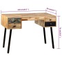 Escritorio de teca maciza reciclada 110x50x76 cm de vidaXL, Escritorios - Ref: Foro24-245402, Precio: 233,92 €, Descuento: %