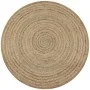 Round braided jute rug 150 cm by vidaXL, Rugs - Ref: Foro24-245338, Price: 64,80 €, Discount: %