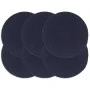 Mantel individual 6 uds liso redondo algodón azul marino 38 cm de vidaXL, Manteles individuales - Ref: Foro24-133851, Precio:...
