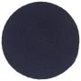 Mantel individual 6 uds liso redondo algodón azul marino 38 cm de vidaXL, Manteles individuales - Ref: Foro24-133851, Precio:...
