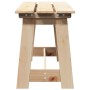 Banco de exterior Natural 119 x 47 x 35 cm en Bancos de jardín | Comprar online en Foru.es