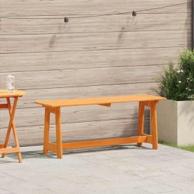Banco de exterior Marrón 119 x 47 x 35 cm Madera de pino macizo en Bancos de jardín | Comprar online en Foru.es