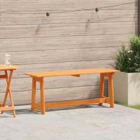Banco de exterior Marrón 119 x 47 x 35 cm Madera de pino macizo en Bancos de jardín | Comprar online en Foru.es