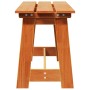 Banco de exterior Marrón 119 x 47 x 35 cm Madera de pino macizo en Bancos de jardín | Comprar online en Foru.es
